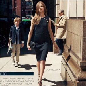 NWT Tory Burch Sheath Dress in Black